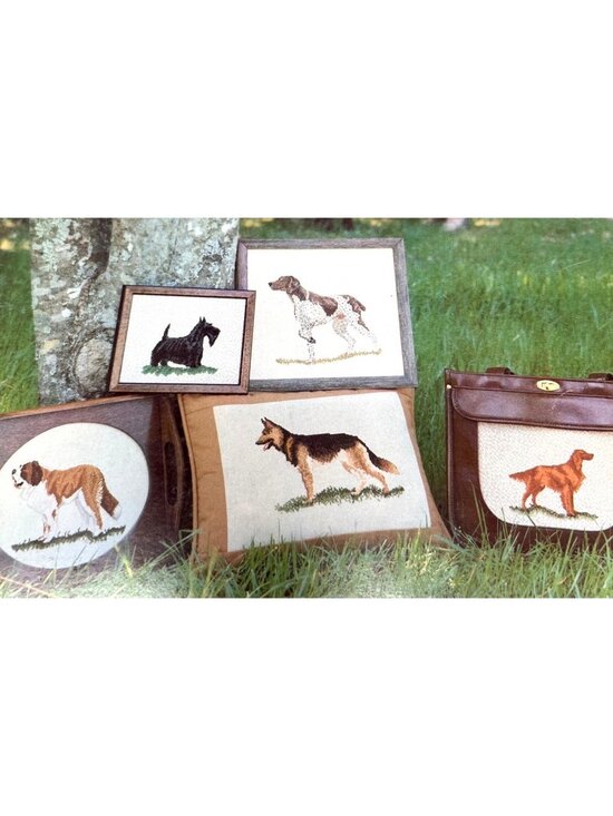 Gloria & Pat, Inc. Other - Dogs You Can Count On Cross Stitch Pattern Book By Vanessa